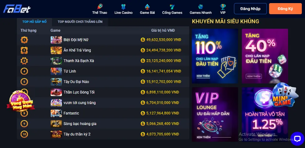 Game bắn cá vũ khí đặc biệt s6666 login