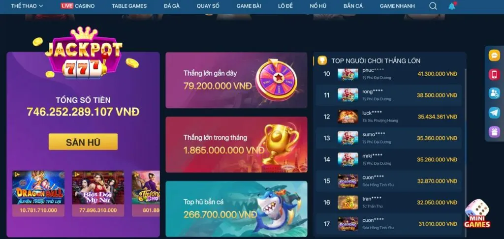 Kho trò chơi đa dạng S6666